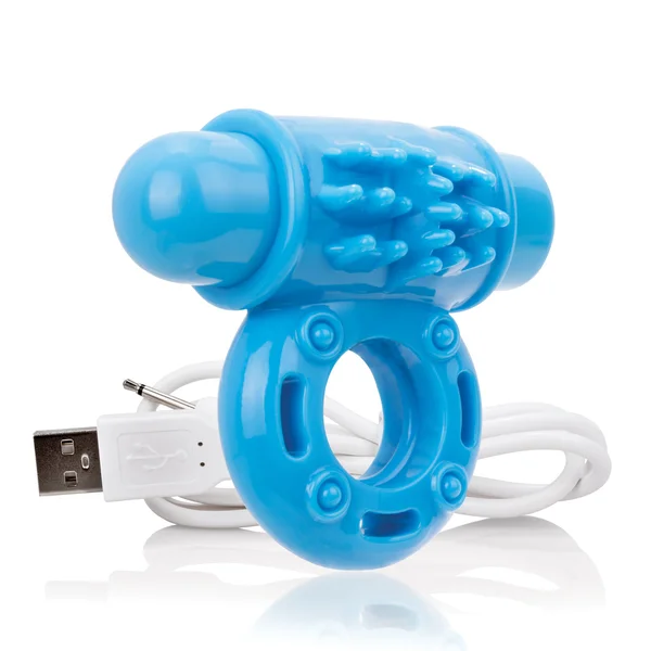 Charged Owow Rechargeable Vibe Ring - Blue — image 10 of 14
