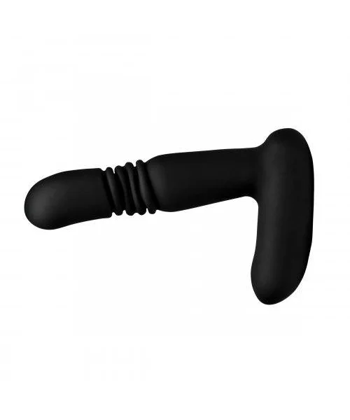 Silicone Thrusting Anal Plug With Remote Control Black — image 4 of 8