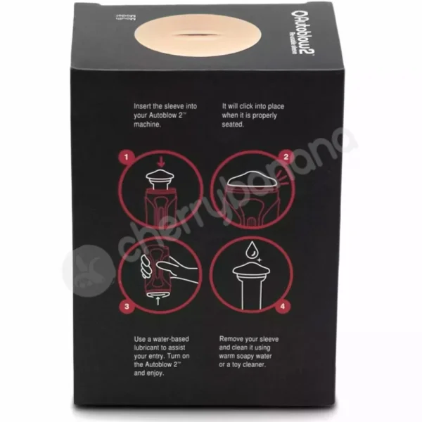 Autoblow 2 Mouth Shaped Masturbator Sleeve — image 4 of 4