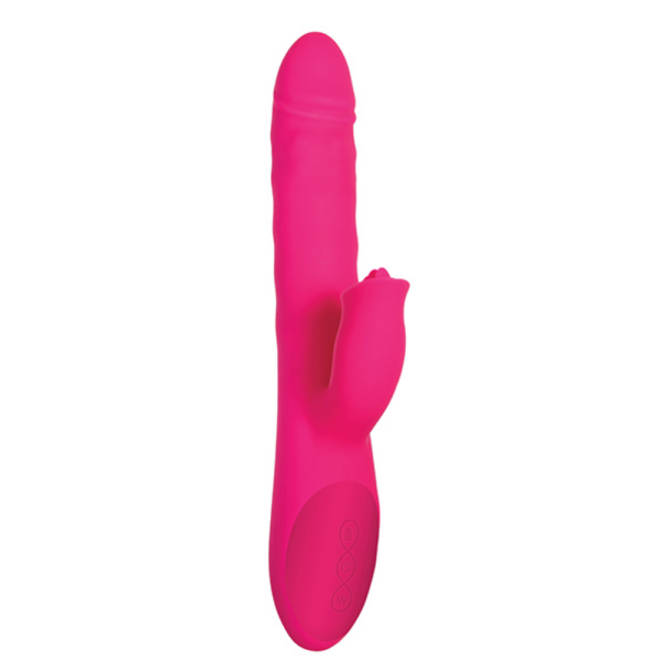 Adam & Eve Eve's Rotating Rabbit Flicker Dual Stim - Pink