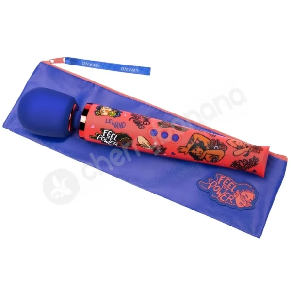 Le Wand Feel My Power 2022 Kelly Malka Edition Wand Vibrator With Bonus Gifts