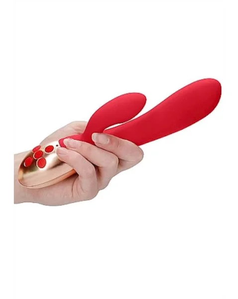 Heating G-spot Vibrator - Exquisite  - Red - 8 Inch