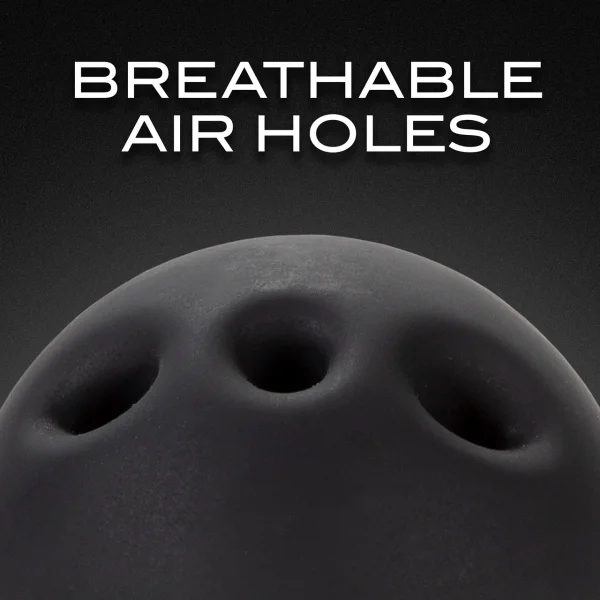 Blush Noir Breathable Ball Gag