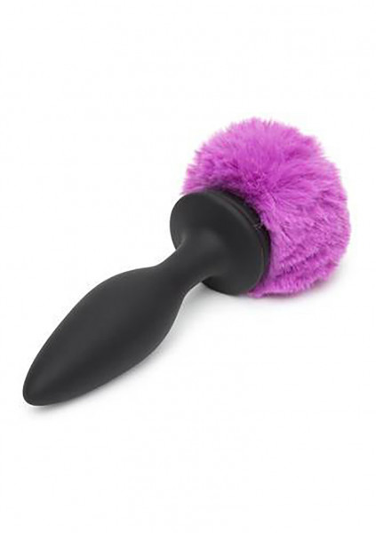 Rechargeable Vibrating Butt Plug Medium - Black/Purple - How To Use A Butt Plug