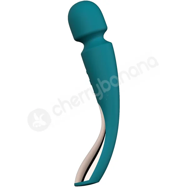 Lelo Smart Wand 2 Ocean Blue Medium 10 Speed Vibrating Wand