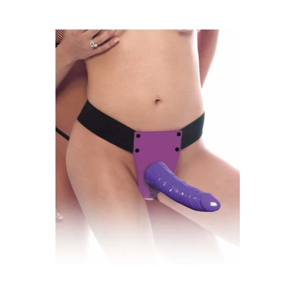 Fetish Fantasy Sensual Comfort Strap On Dildo Purple