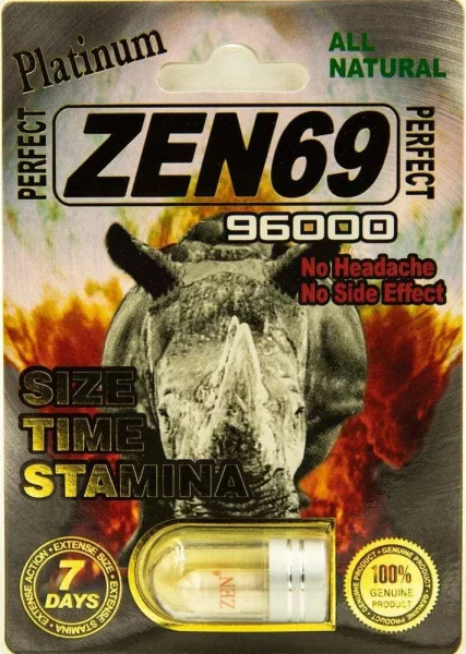 Zen 69 P Sexual Male Enhancement 30 Ct Display