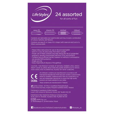 LifeStyles Assorted Condoms 20
