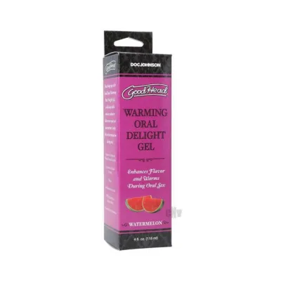 Goodhead Warming Head Oral Delight Gel Watermelon 4 Oz