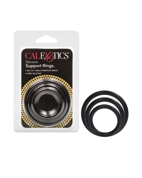Silicone Support Rings - Black
