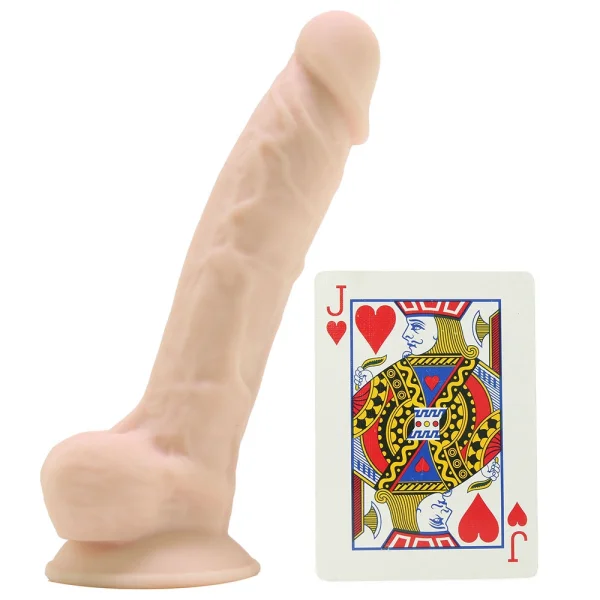 RealRock 7 Inch Silicone Dildo with Balls