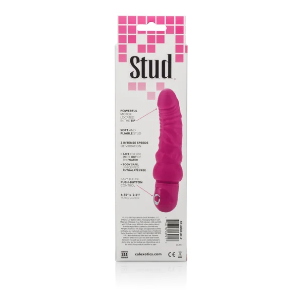 Waterproof Power Stud Curvy Dong - Pink — image 23 of 25