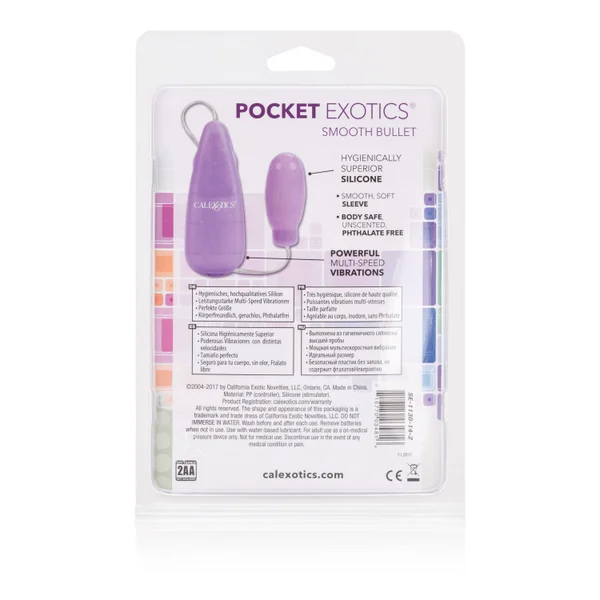 Silicone Slims Vibrating Smooth Bullet - Purple — image 11 of 14