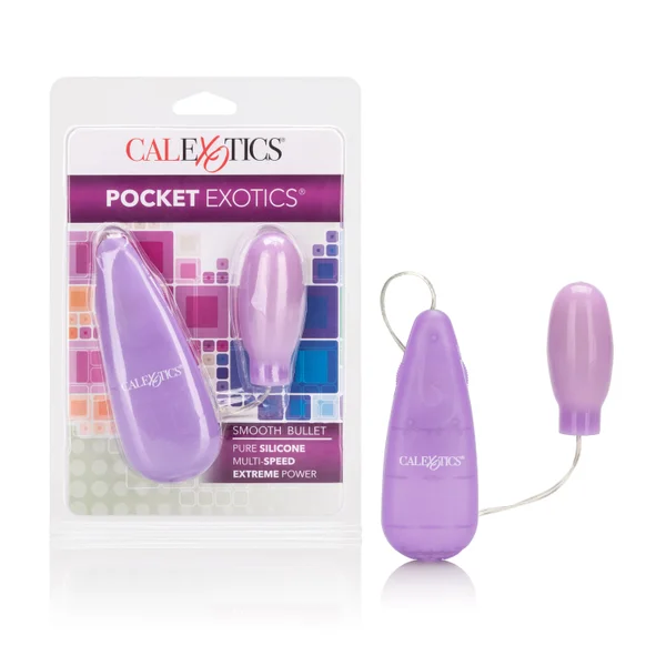 Silicone Slims Vibrating Smooth Bullet - Purple — image 10 of 14
