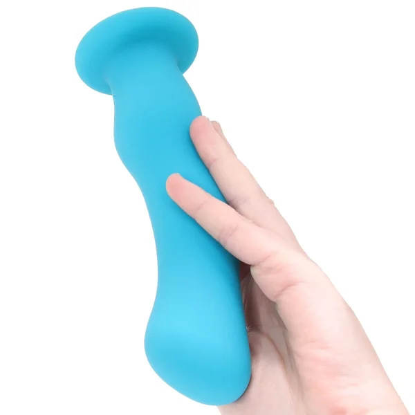 Impressions Miami Rechargeable Waterproof Silicone G-Spot Suction Cup Vibrator By Blush - Teal