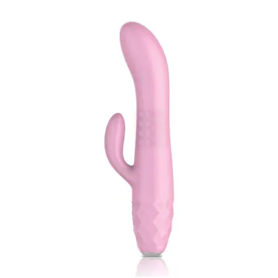 Diamonds The Duchess Rotating Beaded Rabbit Vibrator Pink