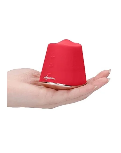 Rotating & Vibrating Clitoral Stimulator - Dazzling - Red