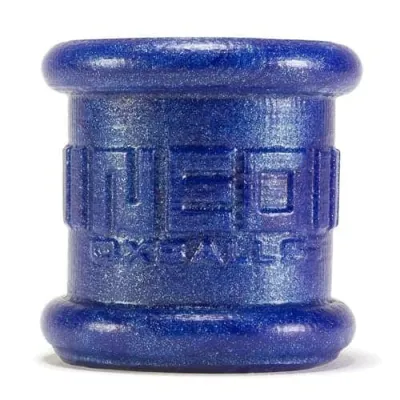 Neo 2 Inch Tall Ball Stretcher Squishy Silicone Blue Balls