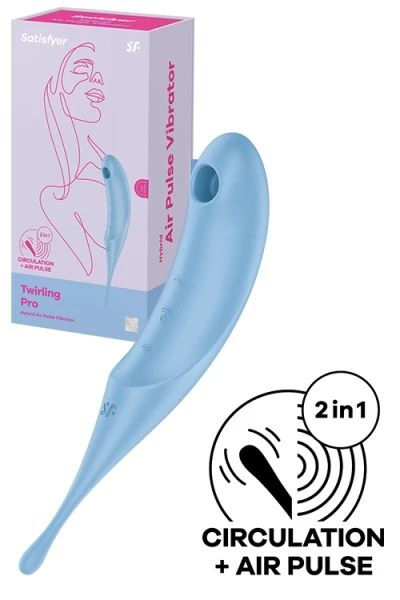 Satisfyer Twirling Pro Hybrid Air Pulse Vibrator