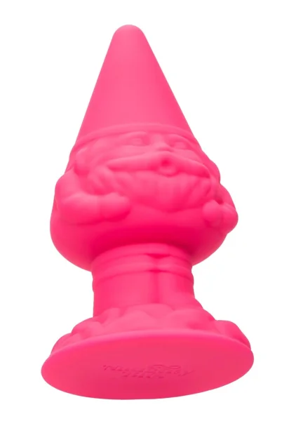 Naughty Bits Anal Gnome Silicone Butt Plug By CalExotics - Pink