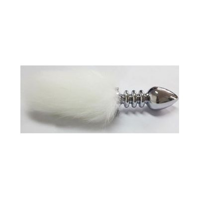 Bunny Tail Plug Metal 9 5 Inch
