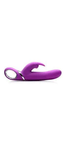 Power Bunnies Twirly Silicone Spinning Rabbit - Vibrator - Purple