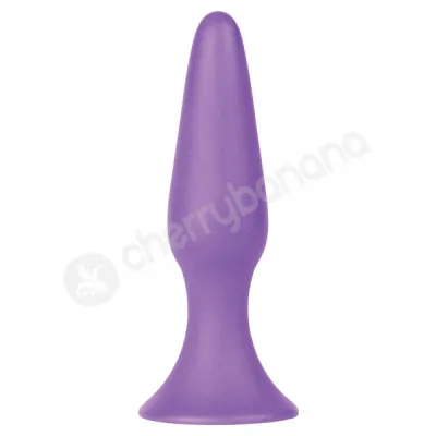 Shots Toys Purple Large Silky Butt Plug