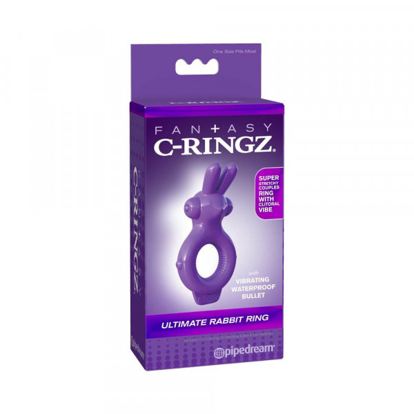 Fantasy C-Ringz Rabbit Ring Purple Vibrator