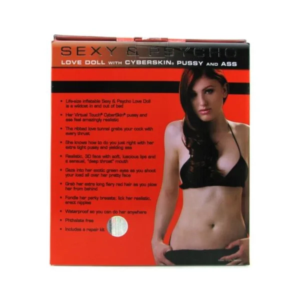 Sexy And Psycho Inflatable Love Doll With Cyberskin Pussy And Ass Masturbators — image 5 of 9