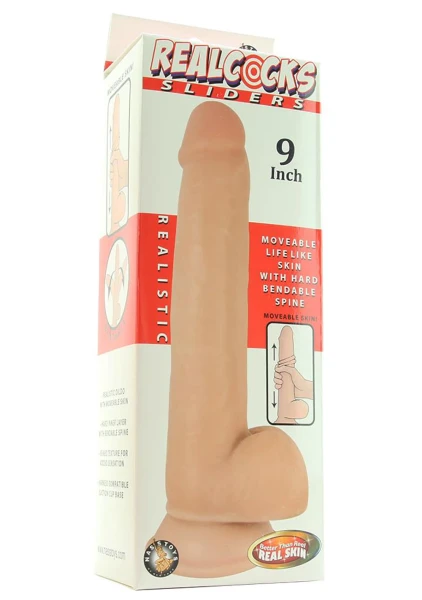 Real Cocks 9 Inch Realistic Sliders Dildo — image 10 of 14