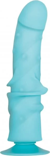 Love Large Real Feel Dual Layer Dildo Blue