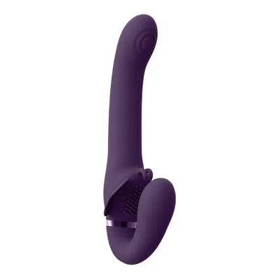 Vive Satu Pulse Wave Vibrating Strapless Strap on Dildo