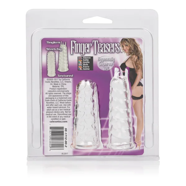 Silicone finger teasers