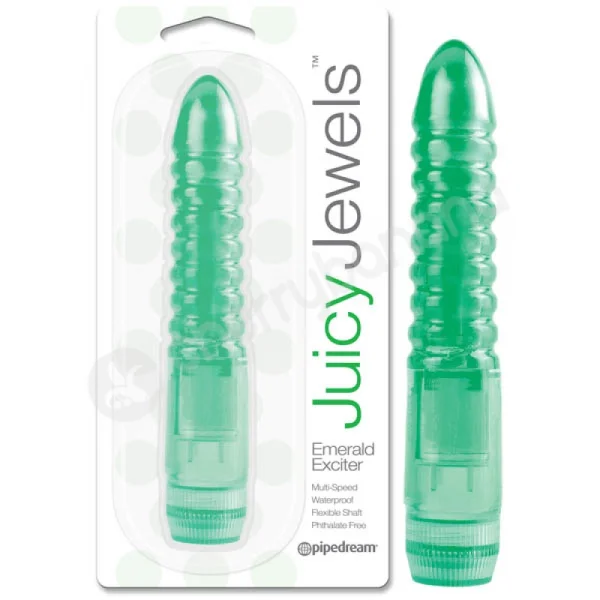Juicy Jewels Emerald Exciter Vibrator