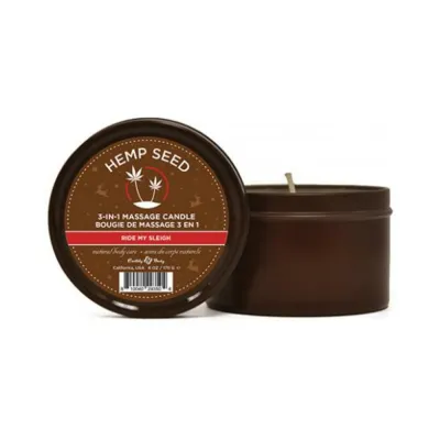 Eb Hemp Seed Candle Ride My Sleigh 6 Oz