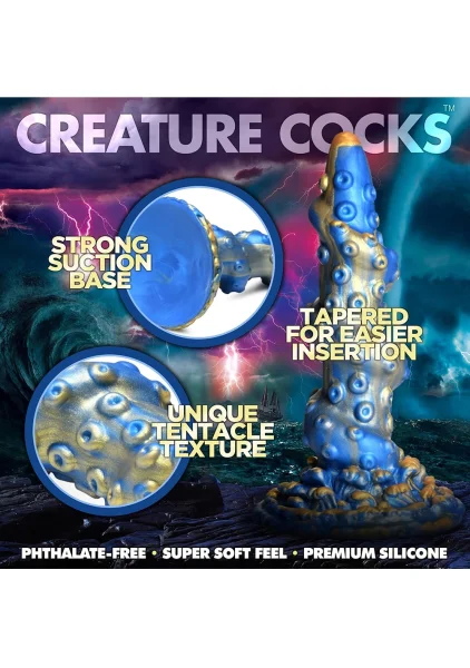 Lord Kraken 8.3" Silicone Suction Cup Dildo By Creature Cocks