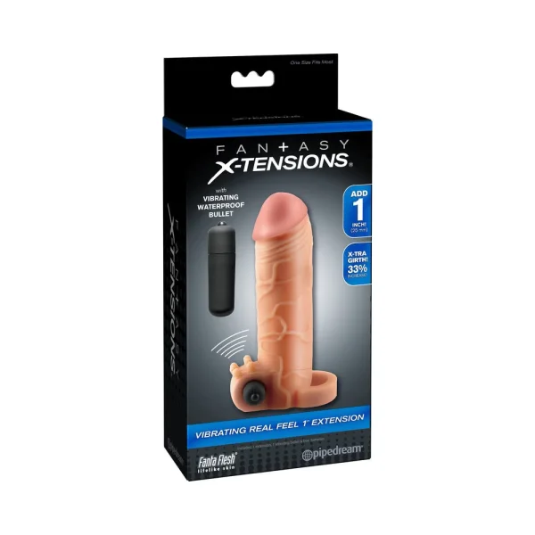 Vibrating Real Feel 1 inch Extension