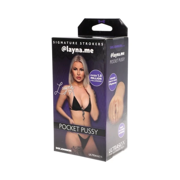Signature Strokers - Girls Of Social Media - @layna.me - Ultraskyn Pocket Pussy Vanilla — image 13 of 14