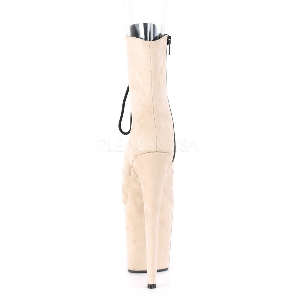 8 inches Heel, 4 inches PF Open Toe Lace-Up Ankle Boot, Side Zip — image 8 of 8