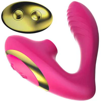 Tracy s Dog OG PRO 2 Clitoral Sucking Vibrator With Pleasure Air G Spot Vibration Remote Pink