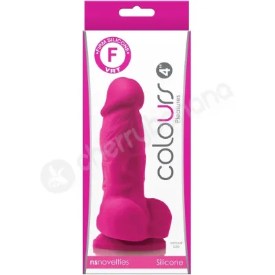 Colours Pleasures 4 Realistic Molded Silicone Pink Dildo