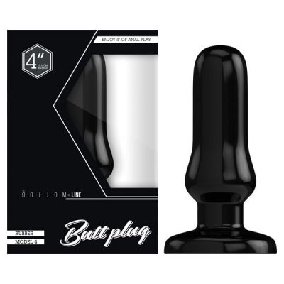 Bottom Line 4 Butt Plug Model 4 Rubber