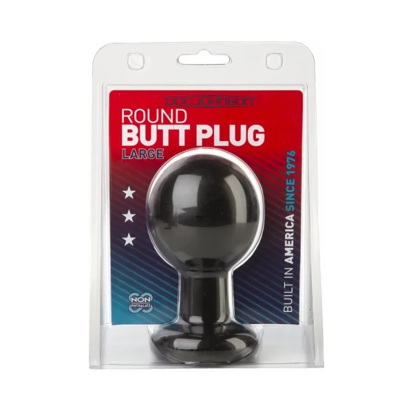 Ball Shape Anal Plug Large Black — image 5 of 9