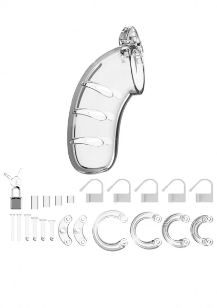 Mancage Model 03 - Chastity - 4.5in - Cock Cage - Transparent