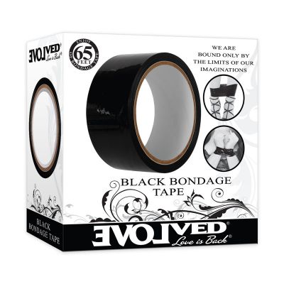 Evolved Black Bondage Tape 20 metre length