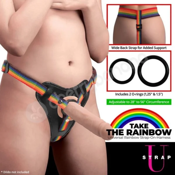 Strap-U Take The Rainbow Universal Strap-On Harness