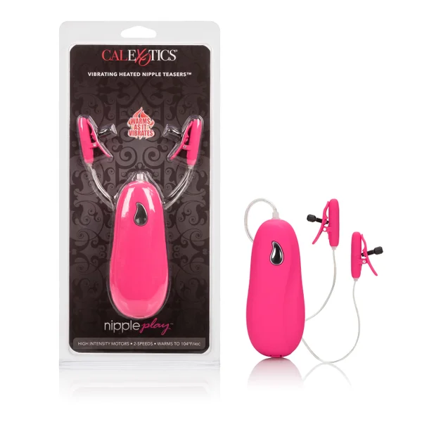 Vibrating Heated Nipple Teasers - Pink — image 17 of 20