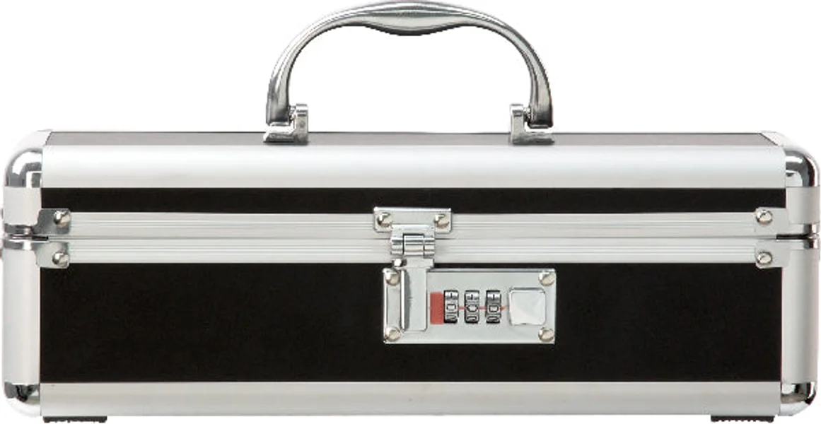 Lockable Medium Vibrator Case Black — image 7 of 8