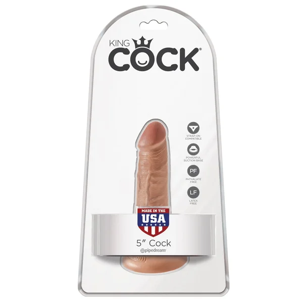King Cock 5" Cock - Tan — image 10 of 12