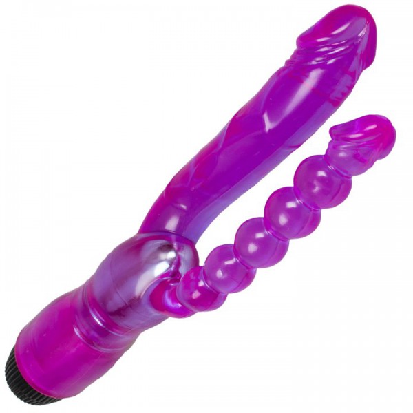 Double Penetration Anal and Vaginal Vibrator